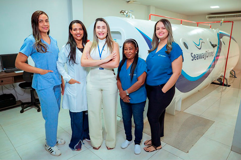 Equipe Profissional da Clínica Hiperbárica Rondonópolis